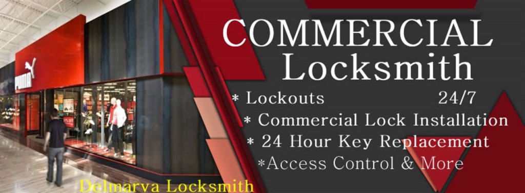 Delmarva Commercial Locksmith Services For Businesses and Offices in Ocean City md 21842